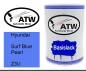 Preview: Hyundai, Surf Blue Pearl, Z3U: 500ml Lackdose, von ATW Autoteile West.
